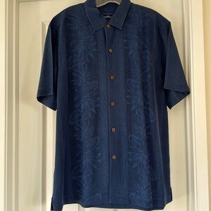 Tommy Bahama short sleeve 100% silk shirt